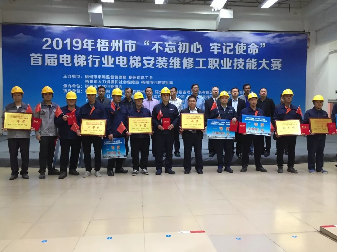 梧州市總工會聯合舉辦2019年職業技能大賽