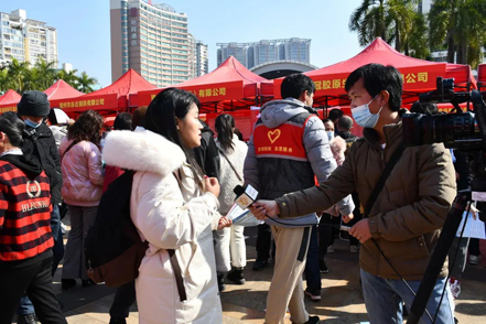 1月31日，梧州市大型戶外招聘活動繼續進行丨“‘就’在梧州 前‘兔’似錦”春風行動專項招聘會等你來