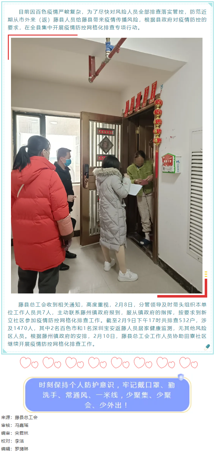 眾志成城，防控疫情丨藤縣總工會參與疫情防控網格化排查專項行動.png